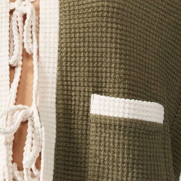 Crochet Knit Co-Ord Two Piece Set With Short Sleeve Collared Top And Maxi Skirt - Picture 4 of 5